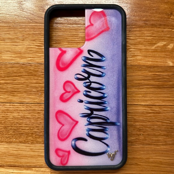 iPhone 12 Pro Max Capricorn Airbrush Wildflower Case - Picture 2 of 5